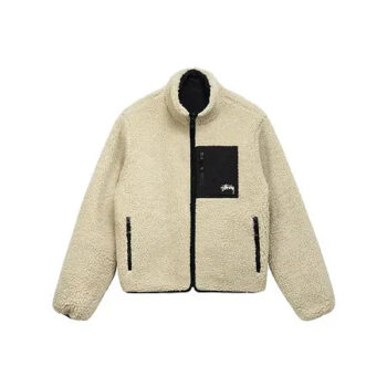 STSY Jacket 8 Ball Sherpa Reversible