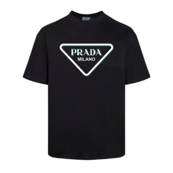 PRD T-shirt Milano Triangle Logo Black