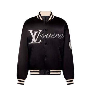 LV Jacket  Lovers’ Nylon Crystal Baseball