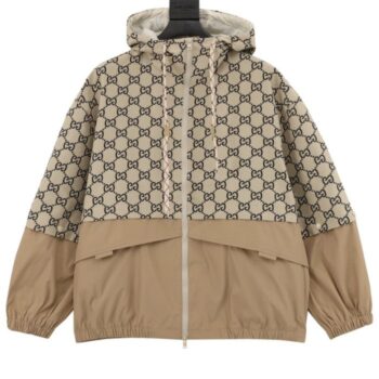 GG Jacket Monogram Hooded Beige