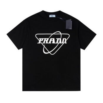 PRD T-shirt Black Triangle Graphic Logo