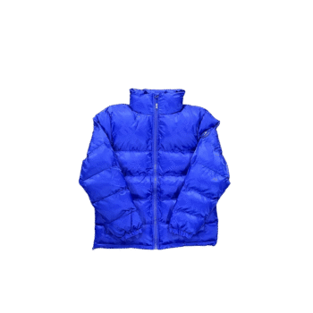 IRONGATE T JACQUARD PUFFER JACKET – BLUE