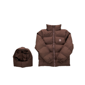 PUFFER JACKET-BROWN