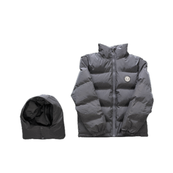 PUFFER JACKET-STONE