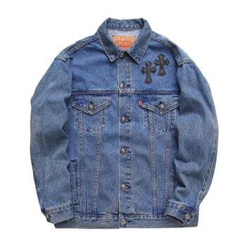 CHRM HRTS Denim Jacket Cross Patch CH052