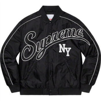 SPRM Jacket NY Varsity Bomber Black