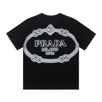 PRD T-shirt Milano Rope Logo Black