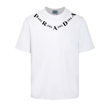 PRD T-shirt Bicycle Print White